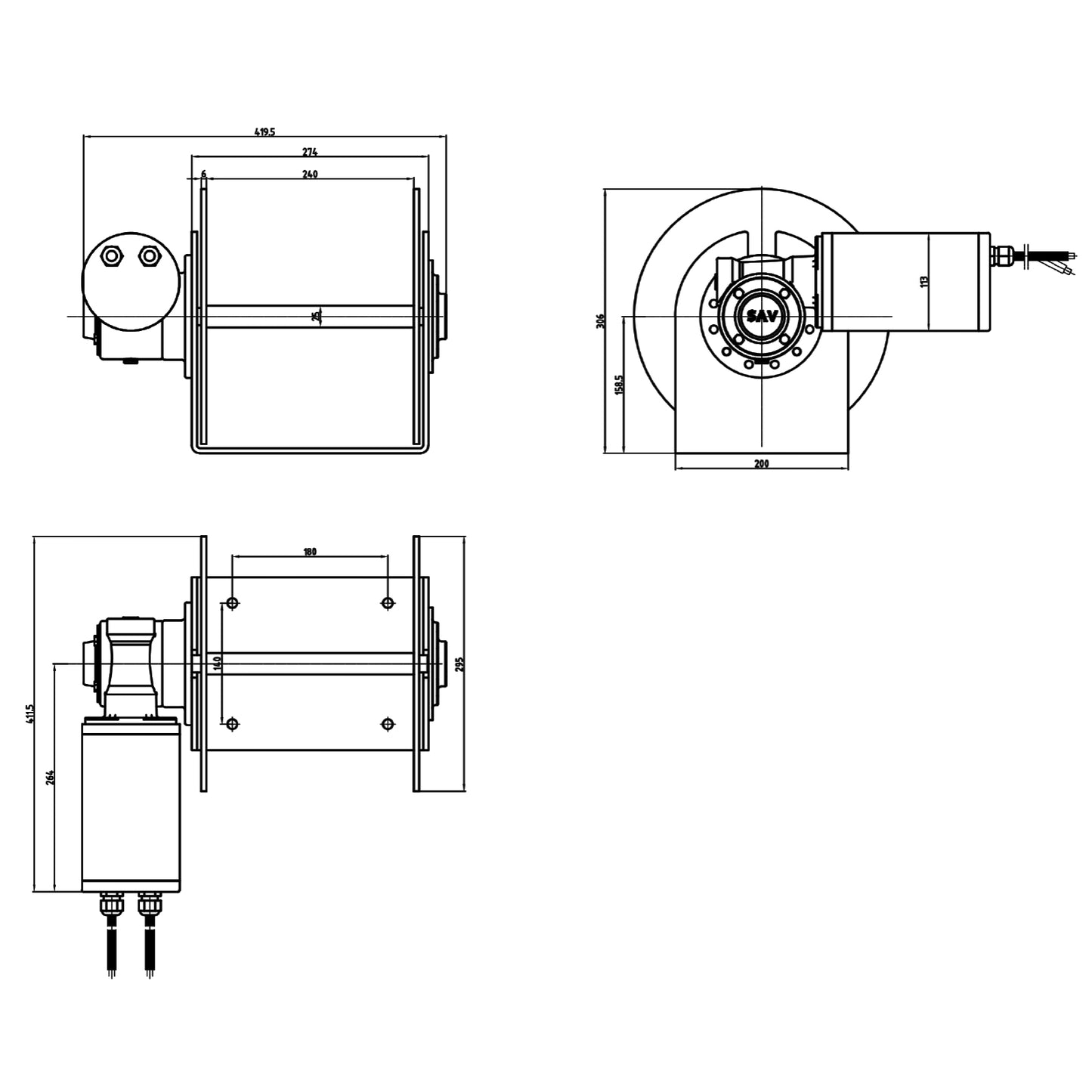 SAV Signature Series Winches 2000