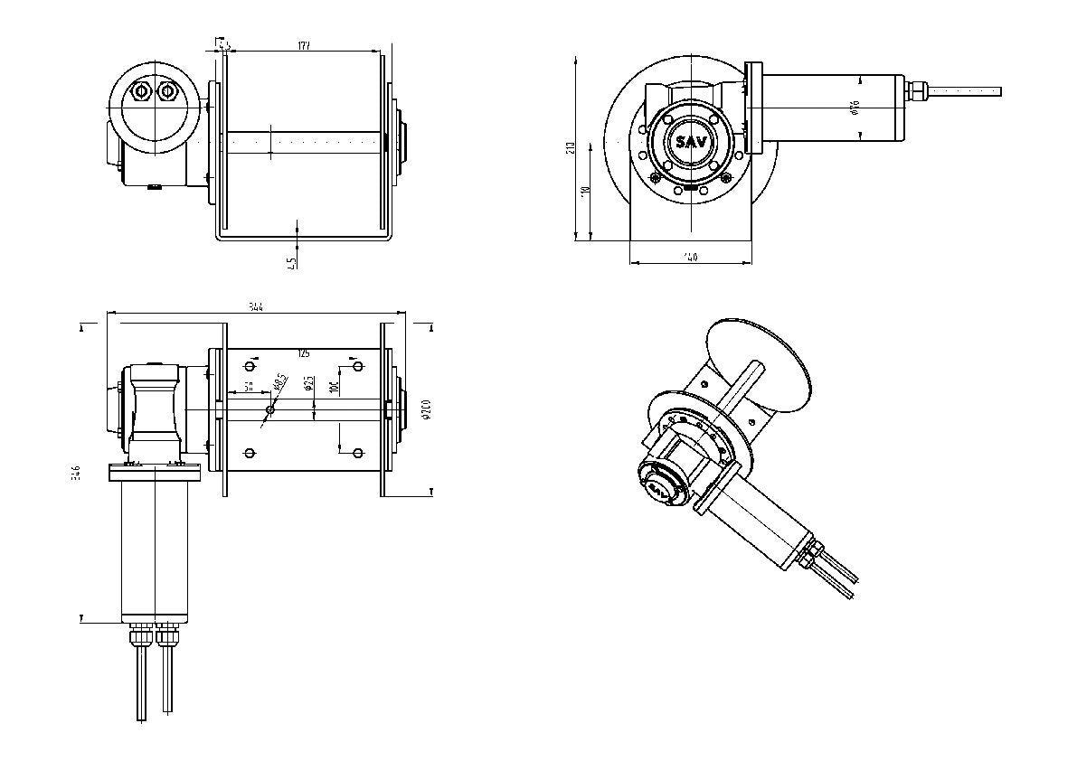 SAV Signature Series Winches 1000Mini