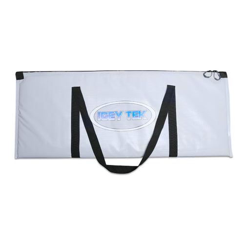 Icey Tek New Flat fish Bag 100cm - TPU Material, Improved Zipper and Drain Plug