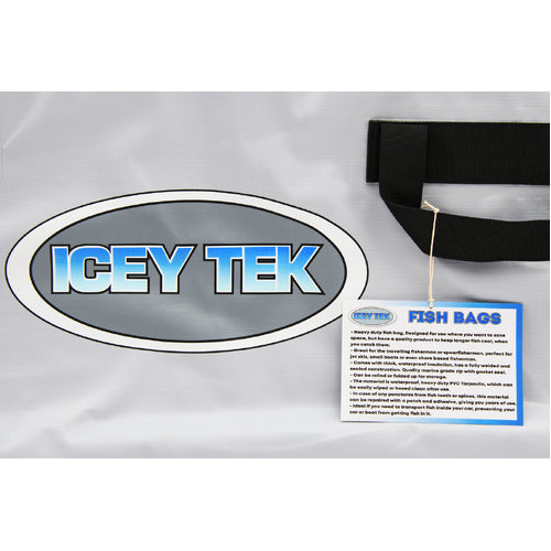 Icey Tek New Flat Fish Bag 150cm - TPU Material, Improved Zipper and Drain Plug