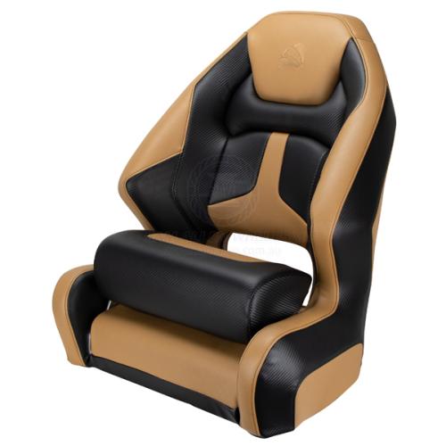 S.A.W Seat Relaxn Mako Incl Thigh Rise Tan & Black Carbon with Cover